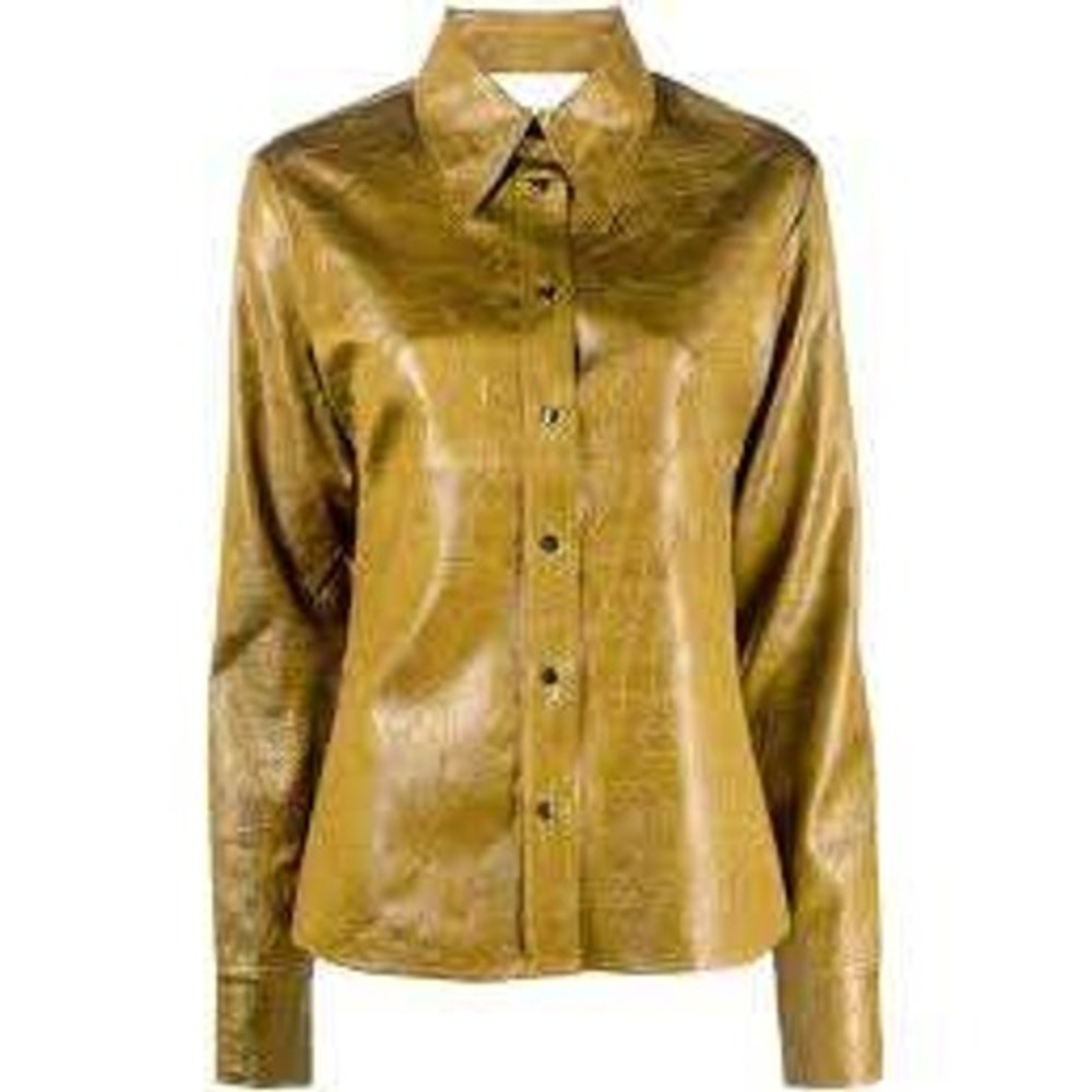 ROHE Emmy Textured Button Down Shirt (38) AND Pants (40) Set READ
